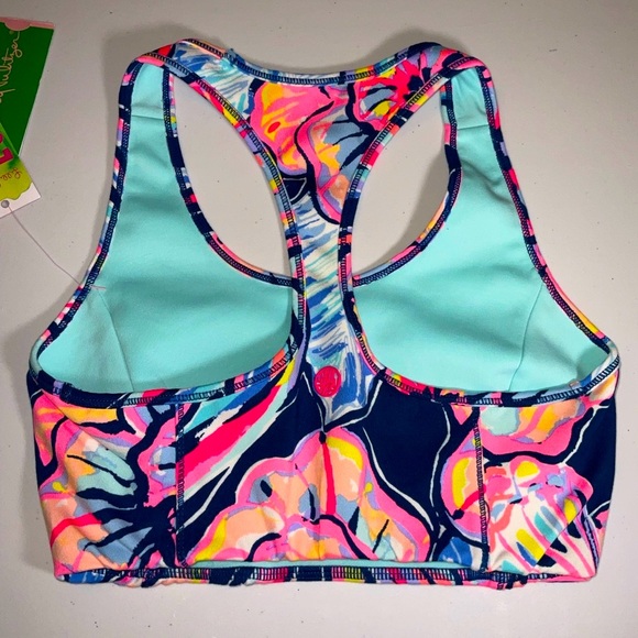 Lilly Pulitzer NWT Teegan Sports Bra Boho Bateau - Picture 3 of 11